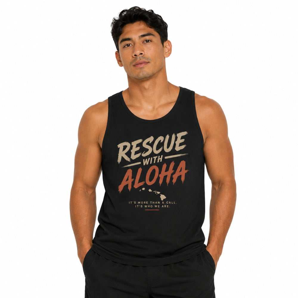 Rescue with Aloha Men's Premium Tank