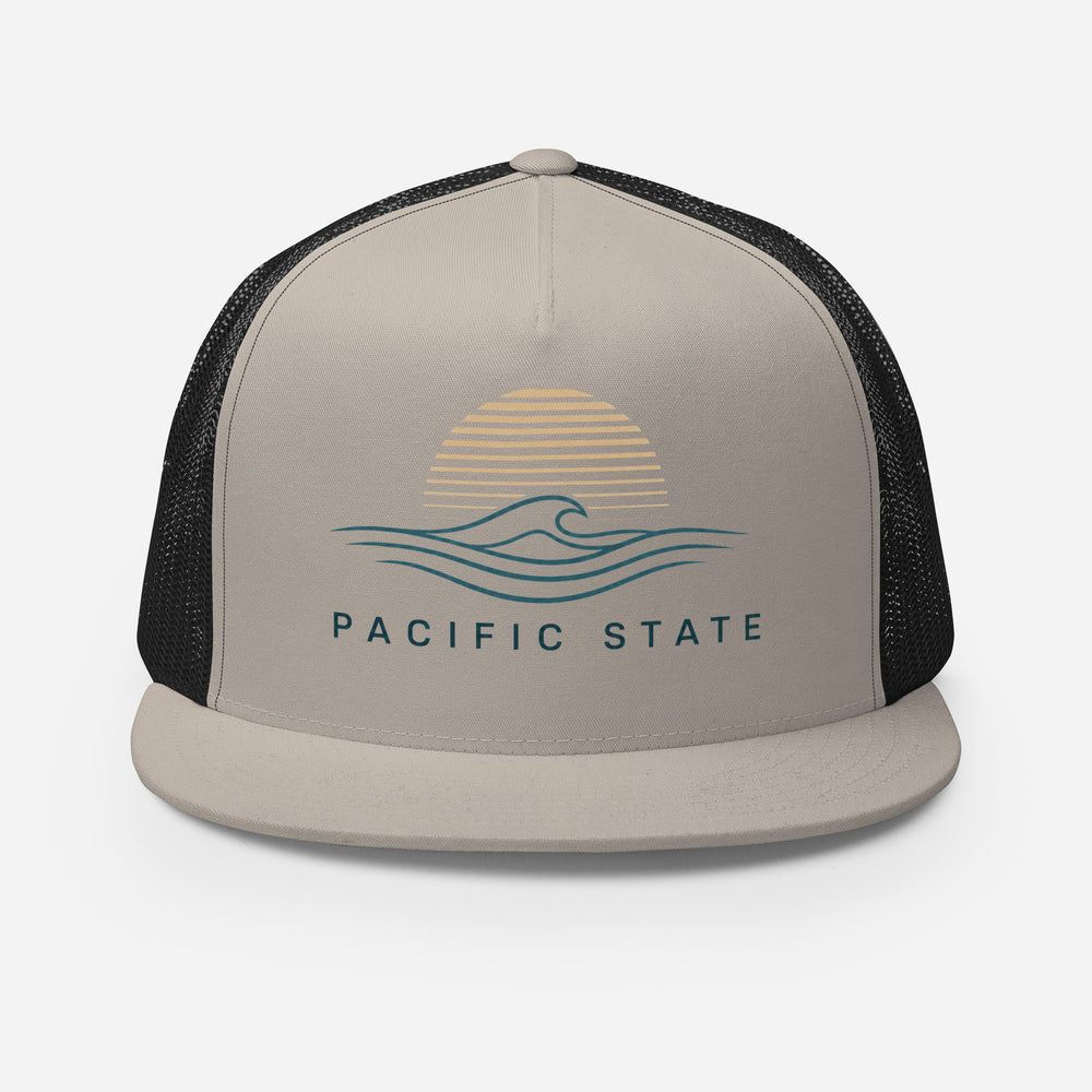Sunset Wave Mesh Snapback