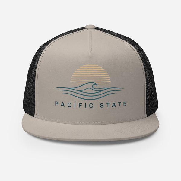 Sunset Wave Mesh Snapback