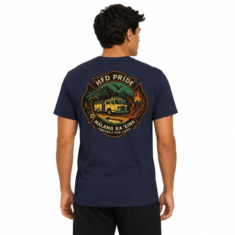 HFD Pride Tee – Mālama Kaʻāina / Forged by Aloha