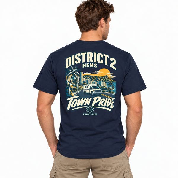District 2 Town Pride Tee