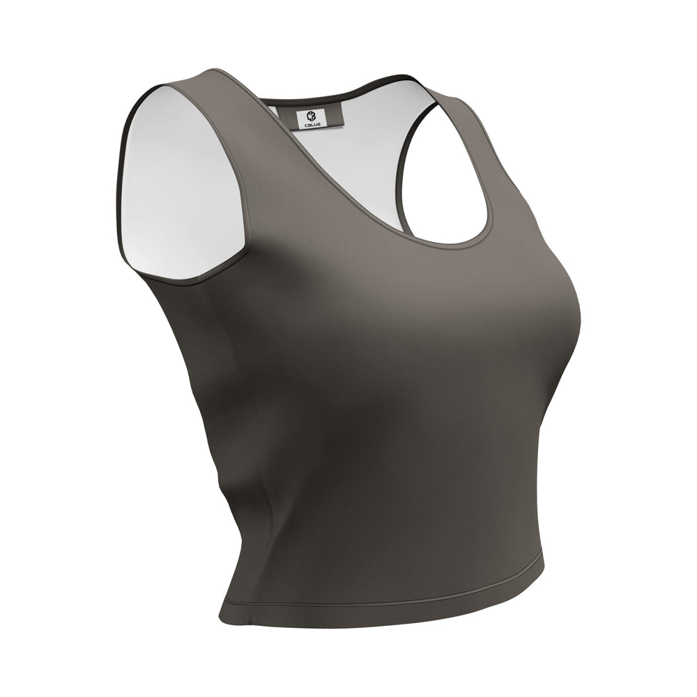After Hours Crop Top - Volcanic Ash