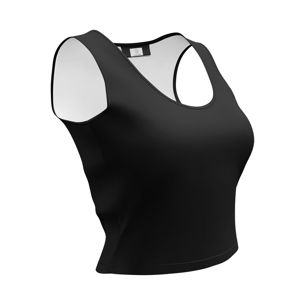 After Hours Crop Top - Midnight Black