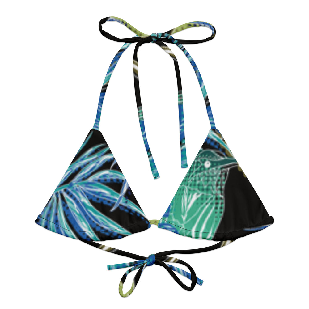 Lani Leaf String Bikini Top