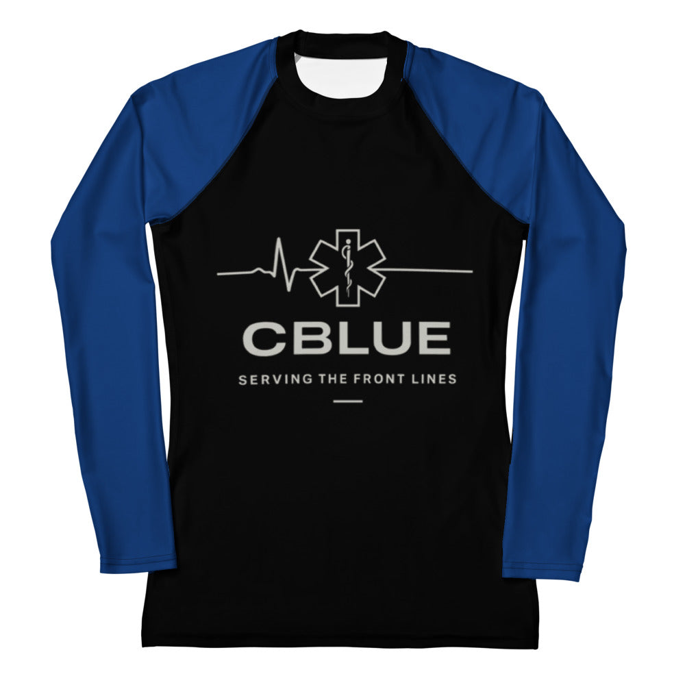 Adrenaline Line Women’s Rash Guard | Spine Pulse Compression Layer