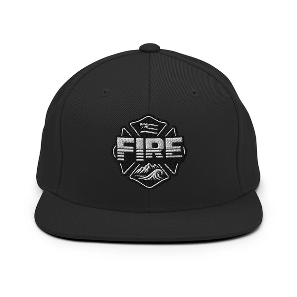 Hawaii Fire Classic Snapback Hat