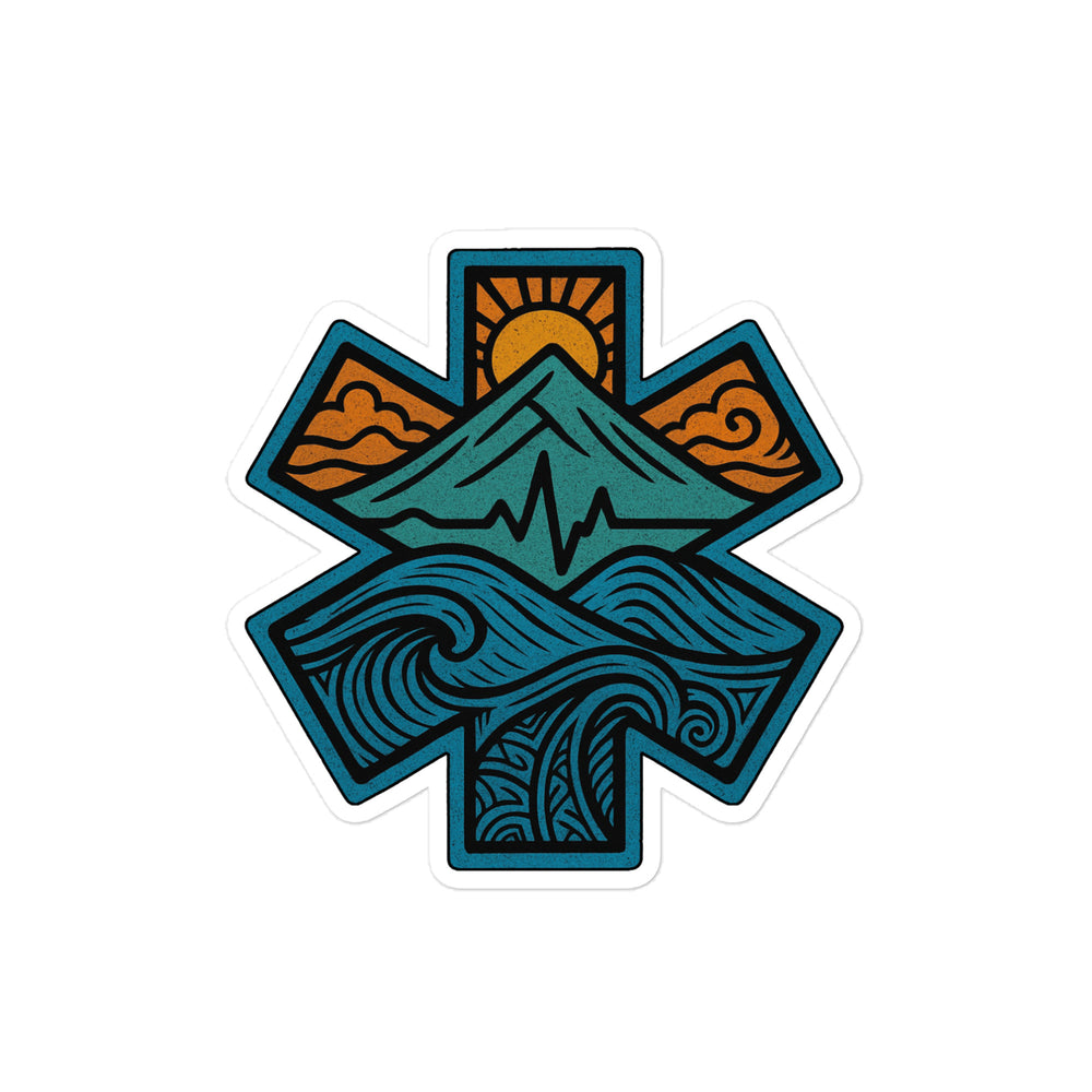 Tribal EMS Die-Cut Sticker