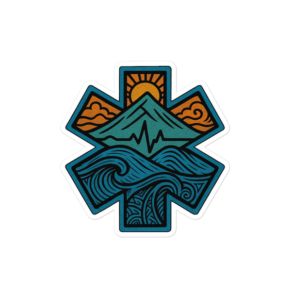 Tribal EMS Die-Cut Sticker