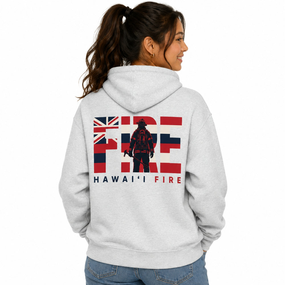 Hawaii Fire Responder Zip Hoodie