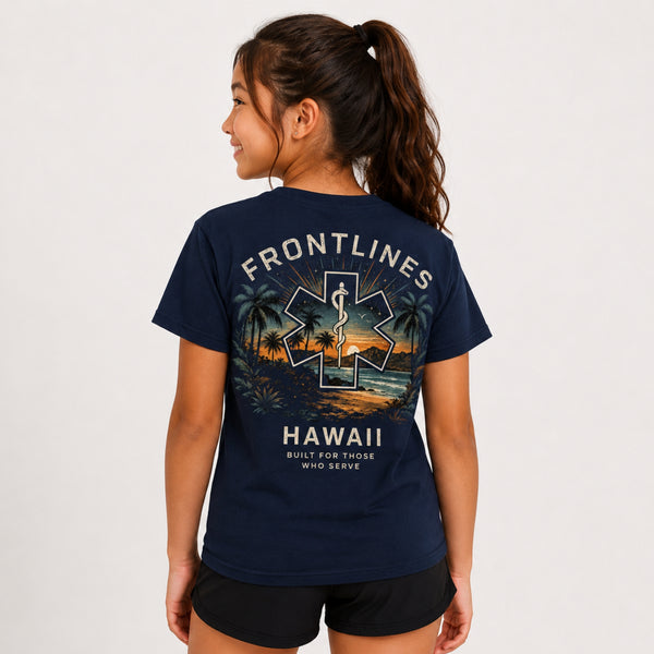 Hawaii EMS Frontlines Keiki Tee