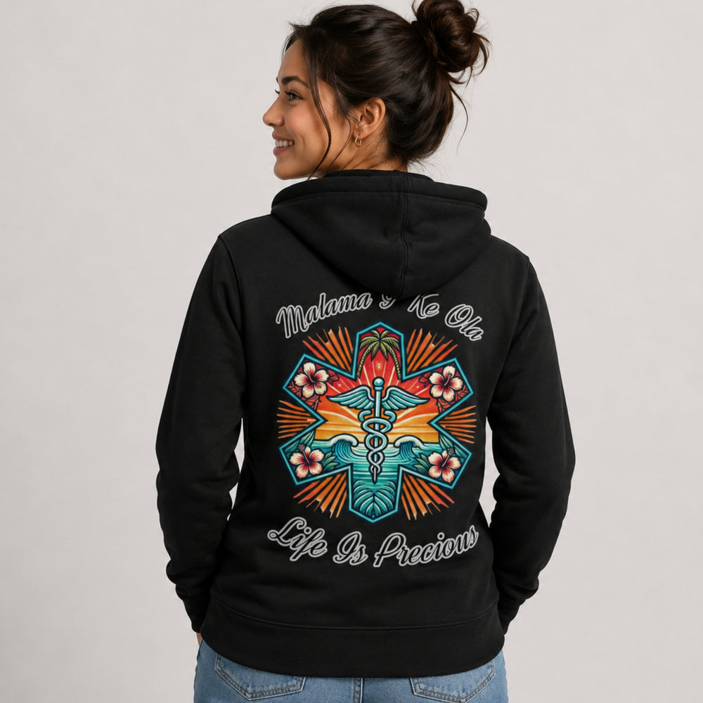 MĀLAMA I KE OLA – LIFE IS PRECIOUS PREMIUM HOODIE