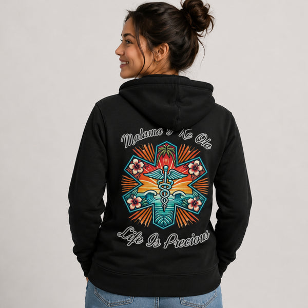 MĀLAMA I KE OLA – LIFE IS PRECIOUS PREMIUM HOODIE