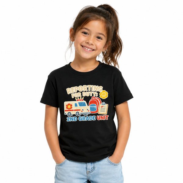 2nd Grade Unit Youth Tee - Reporting for Duty