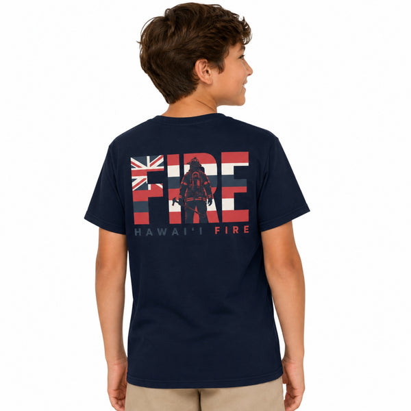 Keiki Hawaii Fire Responder Tee