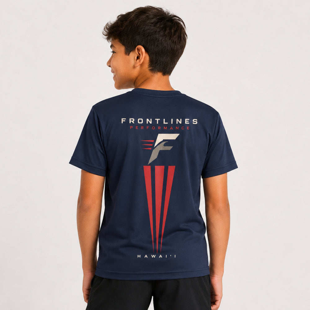 Frontlines Boys Performance Athletic Tee