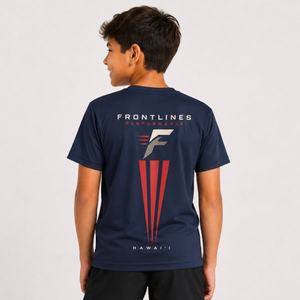 Frontlines Boys Performance Athletic Tee