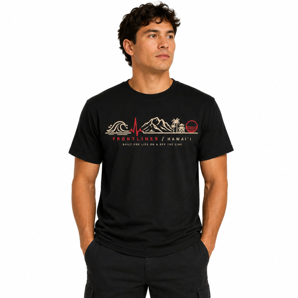Island Line Tee