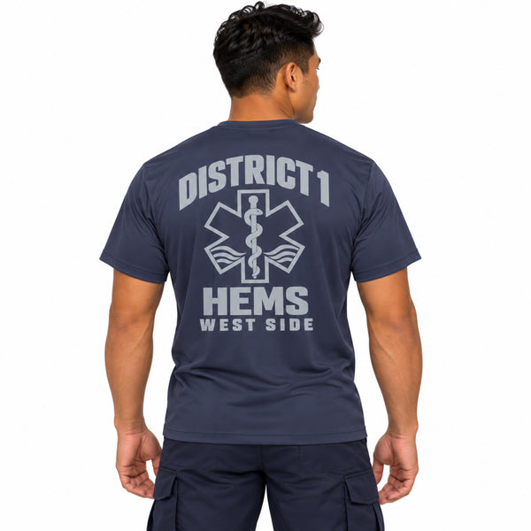 District 1 West Side Performance Tee