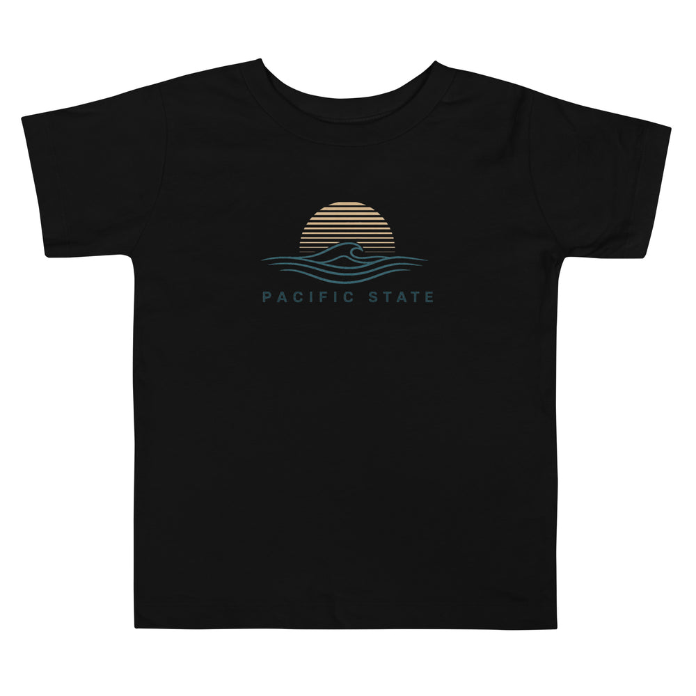 Sunset Wave Toddler Tee