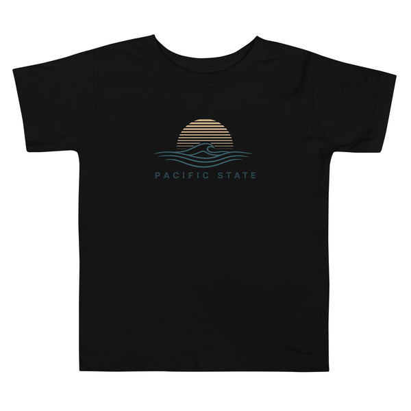Sunset Wave Toddler Tee