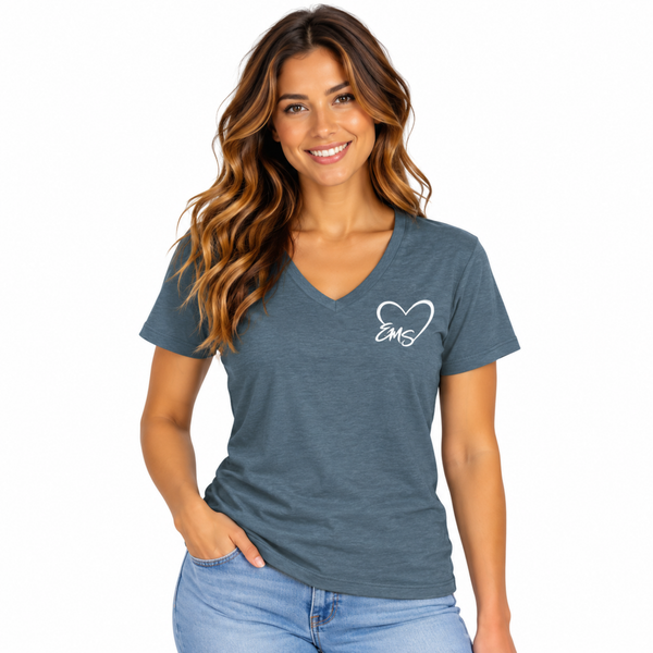 Island Medic Heartline V-Neck Tee
