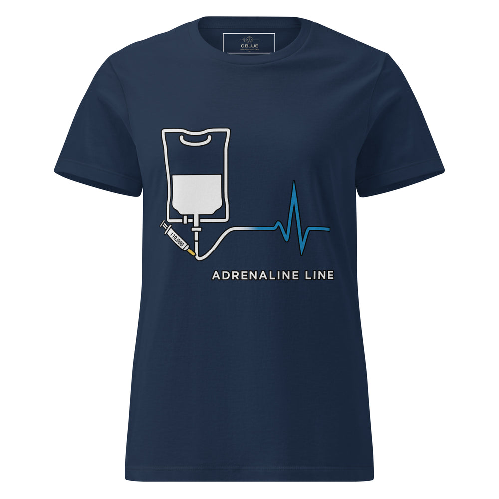 Adrenaline Line Women’s Tee | IV Push Edition — EMS Tactical Fit