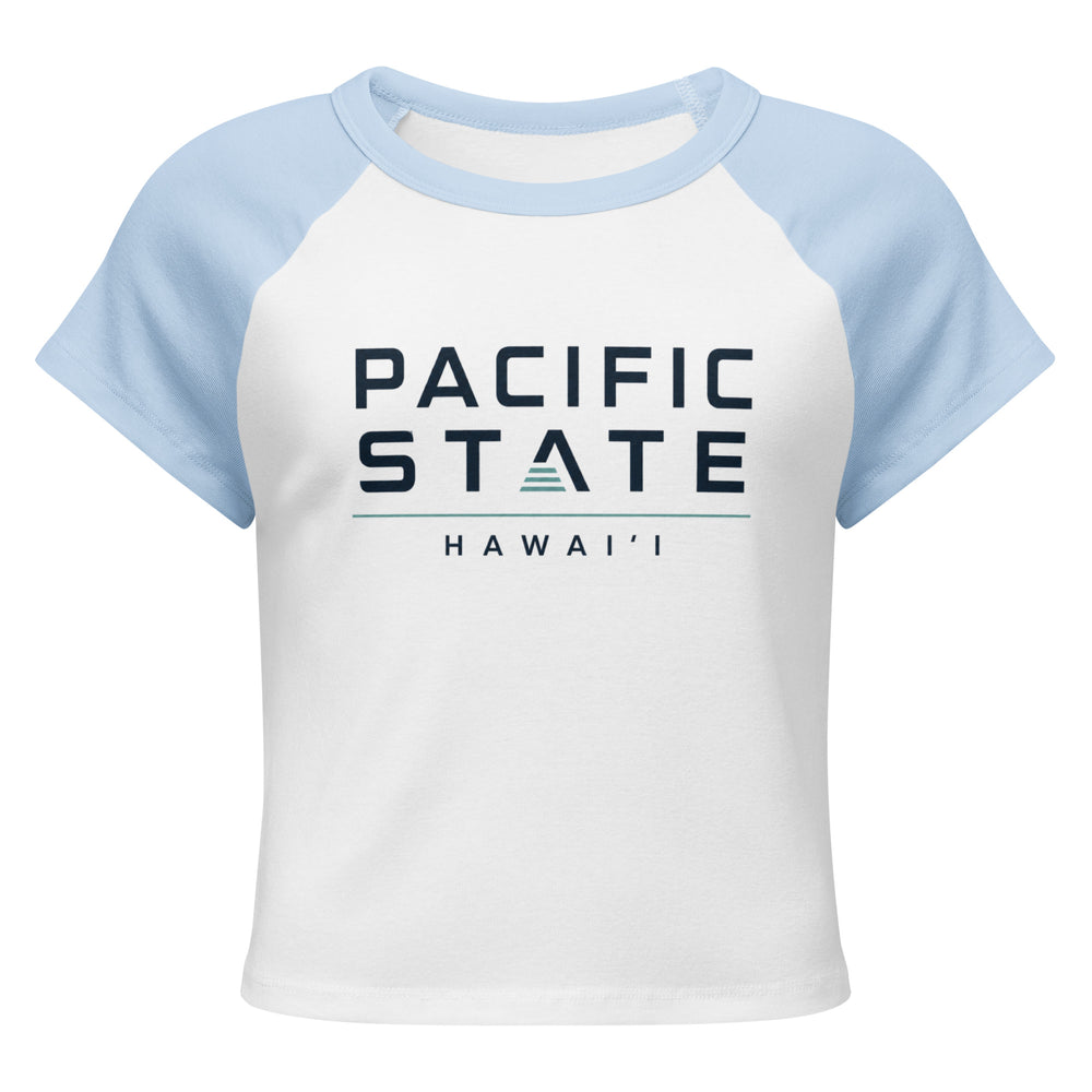Pacific State Classic Micro-Rib Crop Tee