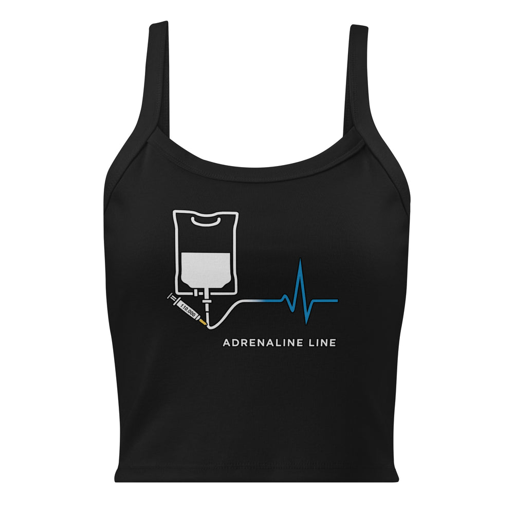 Adrenaline Line Women’s Crop Tank | IV Push Performance Fit
