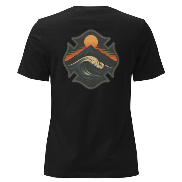 Sunset Surge Women's Tee – CBlue Essentials Series