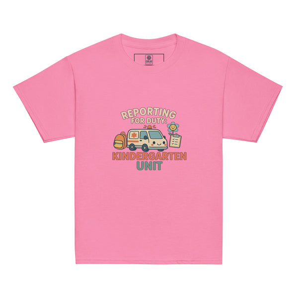 Reporting for Duty: Kindergarten Unit (Youth Tee)